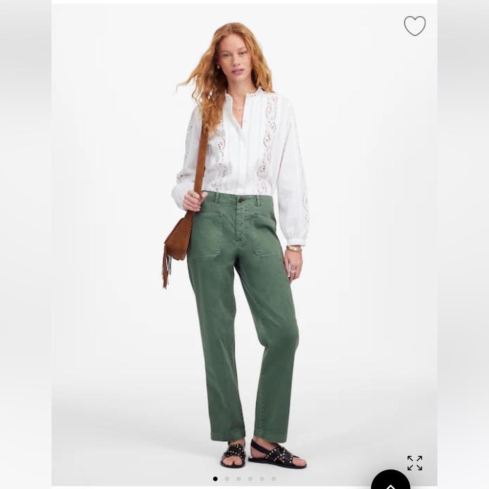 The Taper-Leg Utility Pant in Garment-Dyed Twill